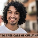 how to take care of curly hair men