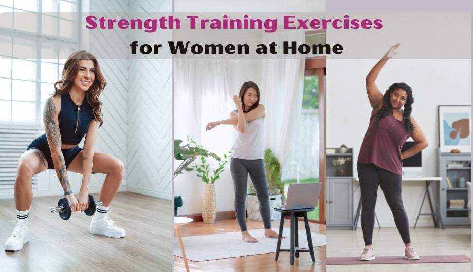 strength training exercises for women at home